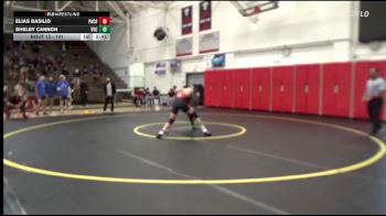 141 lbs Champ. Round 1 - Shelby Cannon, Victor Valley College vs Elias Basilio, Palomar College