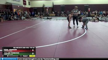 PW-20 lbs Round 4 - Callen Yonkovic, Indee Mat Club vs Koal Johnson, Orange Crush