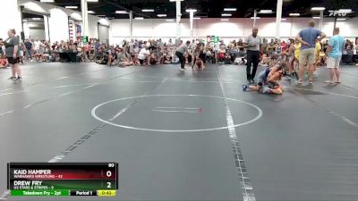 80 lbs Round 5 (6 Team) - Drew Fry, U2 Stars & Stripes vs Kaid Hamper, Warhawks Wrestling