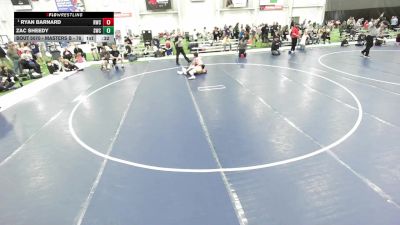 Masters B - 78 lbs Champ. Round 4 - Ryan Barnard, Ridge Wrestling Club vs Zac Sheedy, Sycamore Wrestling Club