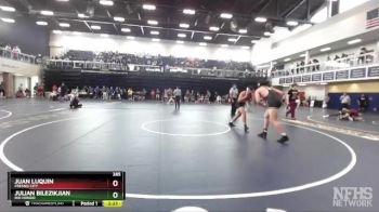 285 lbs Champ. Round 2 - Juan Luquin, Fresno City vs Julian Bilezikjian, Rio Hondo