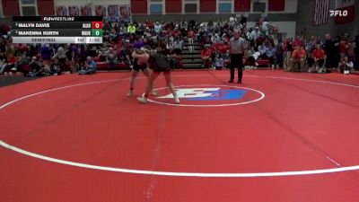 120 lbs Semifinal - Makenna Kurth, Waukon vs Malyn Davis, Algona