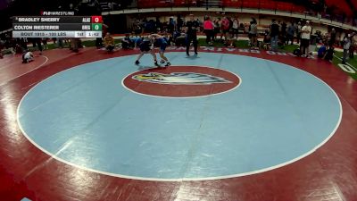 100 lbs 5th Place Match - Bradley Sherry, Alaska vs Colton Riesterer, Oregon