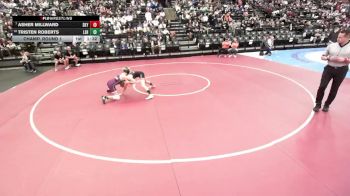 6A 120 lbs Champ. Round 1 - Asher Millward, Skyridge vs Tristen Roberts, Lehi