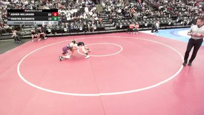 6A 120 lbs Champ. Round 1 - Asher Millward, Skyridge vs Tristen Roberts, Lehi