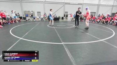 175 lbs Round 3 (6 Team) - Cole Clement, Virginia Red vs Kaden McCrary, Arkansas Red