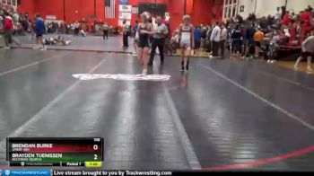 106 lbs 5th Place Match - Brendan Burke, AMERY (WI) vs Brayden Tuenissen, BELVIDERE (NORTH)