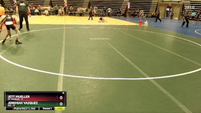 85 lbs Semis & 1st Wrestleback (8 Team) - Jeremiah Vazquez, GSL vs Jett Mueller, St. Charles