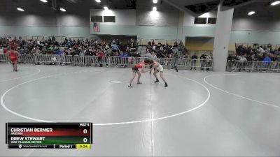 120 lbs Cons. Round 2 - Drew Stewart, WAR Training Center vs Christian Bernier, Arizona