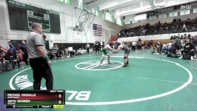 215 lbs Semifinal - Michael Vassalle, Northview vs Keith Warren, Upland