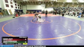 143 lbs Cons. Round 2 - Gianna Anaya, Emmanuel College vs Kennis Borrowman, University Of Health Sciences & Pharmacy