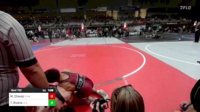 141 lbs Rr Rnd 2 - Michael Chavez, Chavez Wrestling vs Tatum Rivera, La Gente WC