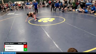 52-57 lbs Champ. Round 1 - Cruz Campos, Bryan Youth Wrestling Club vs Greyson Belter, Hershey