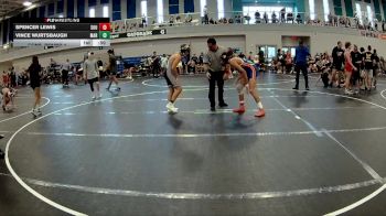 120 lbs Cons. Round 4 - Vince Wurtsbaugh, Mariner vs Spencer Lewis, Southeast