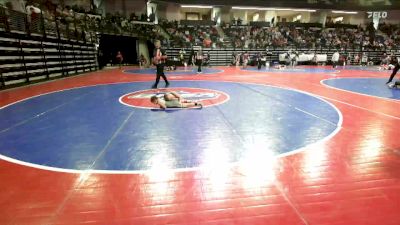 60 lbs Consi Of 8 #2 - Coleman Bowen, East Jackson Takedown Club vs Donald Ledbetter, Woodstock City Wrestling