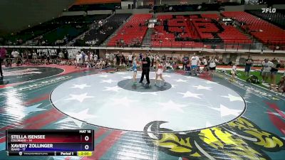 106 lbs Round 1 (8 Team) - Stella Isensee, Colorado vs Xavery Zollinger, Idaho