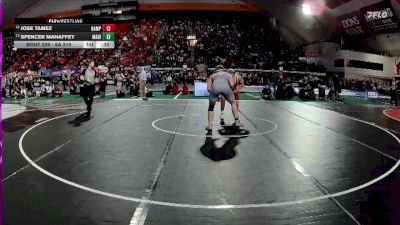 6A 215 lbs Cons. Round 1 - Spencer Mahaffey, Madison vs Jose Tamez, Nampa
