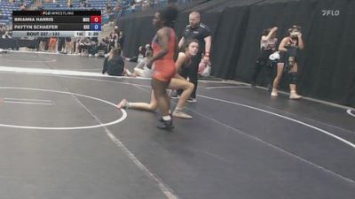 131 lbs Cons. Round 3 - Brianna Harris, Murray State vs Paytyn Schaefer, Rose State College