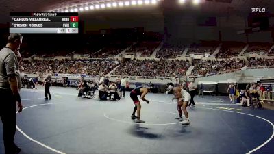 138-D2 Semifinal - Carlos Villarreal, Bradshaw Mountain vs Steven Robles, Canyon View High School