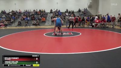 285 lbs Round 3 - Vinnie Keller, Clear Creek-Amana vs Dylan Forney, Ottumwa