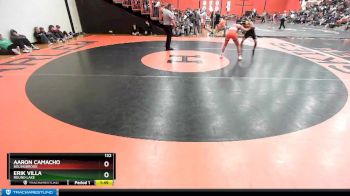 132 lbs Cons. Round 2 - Aaron Camacho, BOLINGBROOK vs Erik Villa, ROUND LAKE