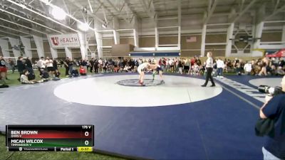 175 V Cons. Round 3 - Ben Brown, Davis V vs Micah Wilcox, Timpanogos V