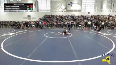 94 lbs Cons. Round 4 - Nolan Vavonese, Quaker Wrestling Club vs Aiden Humiston, Journeymen Wrestling Club