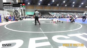 127 lbs Final - Bryleigh Delis, THRESHOLD WRESTLING CLUB vs Kamilliah Rice, Florida Elite Wrestling