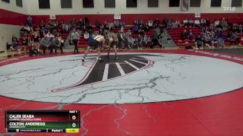 165 lbs Cons. Semi - Colton Anderegg, Charles City vs Caleb Seaba, Clarion-Goldfield-Dows