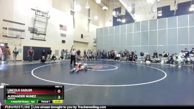 132 lbs Cons. Round 1 - Alexander Nunez, Wapato vs Lincoln Sadler, Kittitas