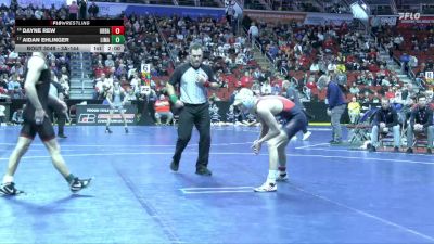 3A-144 lbs Champ. Round 1 - Aidan Ehlinger, Linn-Mar vs Dayne Rew, Urbandale