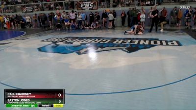 106 lbs Cons. Round 3 - Cash Mahoney, Mid Valley Wrestling Club vs Easton Jones, Chugach Eagles Wrestling Club