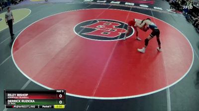 Cons. Round 3 - Derrick Ruzicka, St. Paul vs Riley Bishop, Doniphan-Trumbull