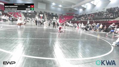 67 lbs Consolation - Beau Burkhart, Coweta Tiger Wrestling vs Colton Anglin, Skiatook Youth Wrestling
