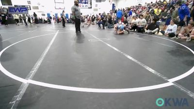 80 lbs 3rd Place - Gaige Massey, Lions Wrestling Academy vs Blaine Mudgett, Choctaw Ironman Youth Wrestling