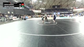 Girls 4A 190 lbs Cons. Round 4 - Alexia Sloboda, Olympia (Girls) vs Ireland Stevens, Curtis (Girls)