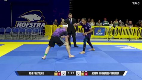 Adrian A Gonzalez-Torruella vs John F Hayden III 2025 Pan IBJJF Jiu-Jitsu No-Gi Championship