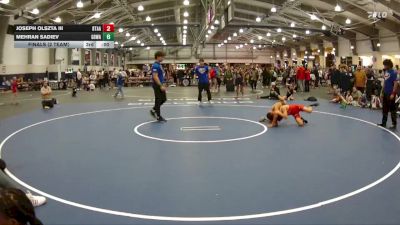 100 lbs Finals (2 Team) - Dandre Adams, Gracie Barra Westchase Wrestling Club vs Kevin Ward, Best Trained X All American - Red