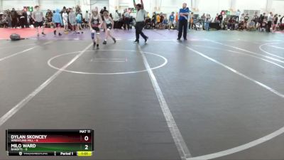 76 lbs Round 2 (10 Team) - Dylan Skoncey, Wrestling Mill vs Milo Ward, Bandits