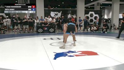79 kg Champ. Rd Of 64 - Evan Roudebush, West Point Wrestling Club vs Seth Digby, DMV RTC