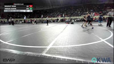 130 lbs Consi Of 8 #1 - Bradley Ross, Little Axe Takedown Club vs Taegan Austin, Sperry Wrestling Club