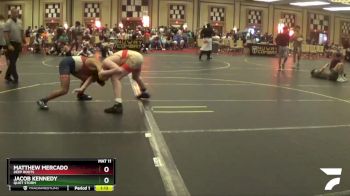 130 lbs Cons. Semi - Jacob Kennedy, Quiet Storm vs Matthew Mercado, Deep Roots