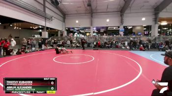 144 lbs Cons. Round 2 - Timothy Kubassek, NG Bombers Wrestling Club vs Abrum Alejandre, Randall Youth Wrestling Club