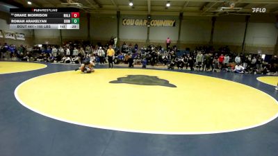 160 lbs Consi Of 16 #1 - Drake Morrison, Malad (ID) vs Roman Arakelyan, Birmingham