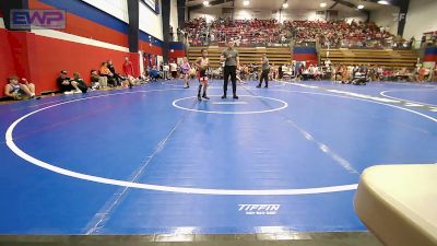 70 lbs Quarterfinal - Brayden Brock, Glenpool Warriors vs Seth Glover, Brushy Wrestling Club