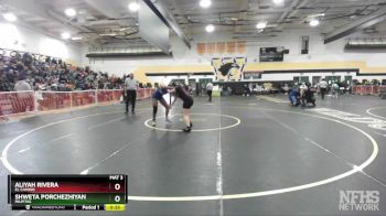 145 lbs Cons. Round 1 - Aliyah Rivera, El Camino vs Shweta Porchezhiyan, Milpitas