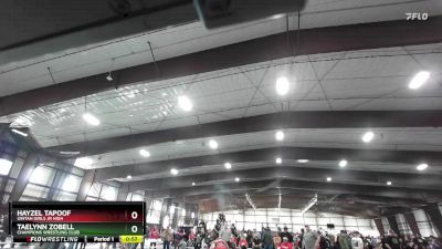 140 lbs Cons. Round 3 - Taelynn Zobell, Champions Wrestling Club vs Hayzel Tapoof, Uintah Girls Jr High