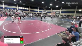 109 lbs Consi Of 16 #1 - Jonah Arellano, 3F Wrestling vs Gage Anderson, Wasatch WC