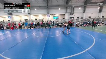 72 lbs Quarterfinal - Dean Gemar, Wildcat Wrestling Club vs Kinsley Ontiveros, Texas Elite Wrestling Club