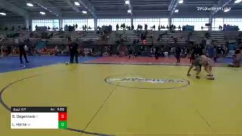 100 lbs Prelims - Sebastian Degennaro, FL vs Luke Horne, ME